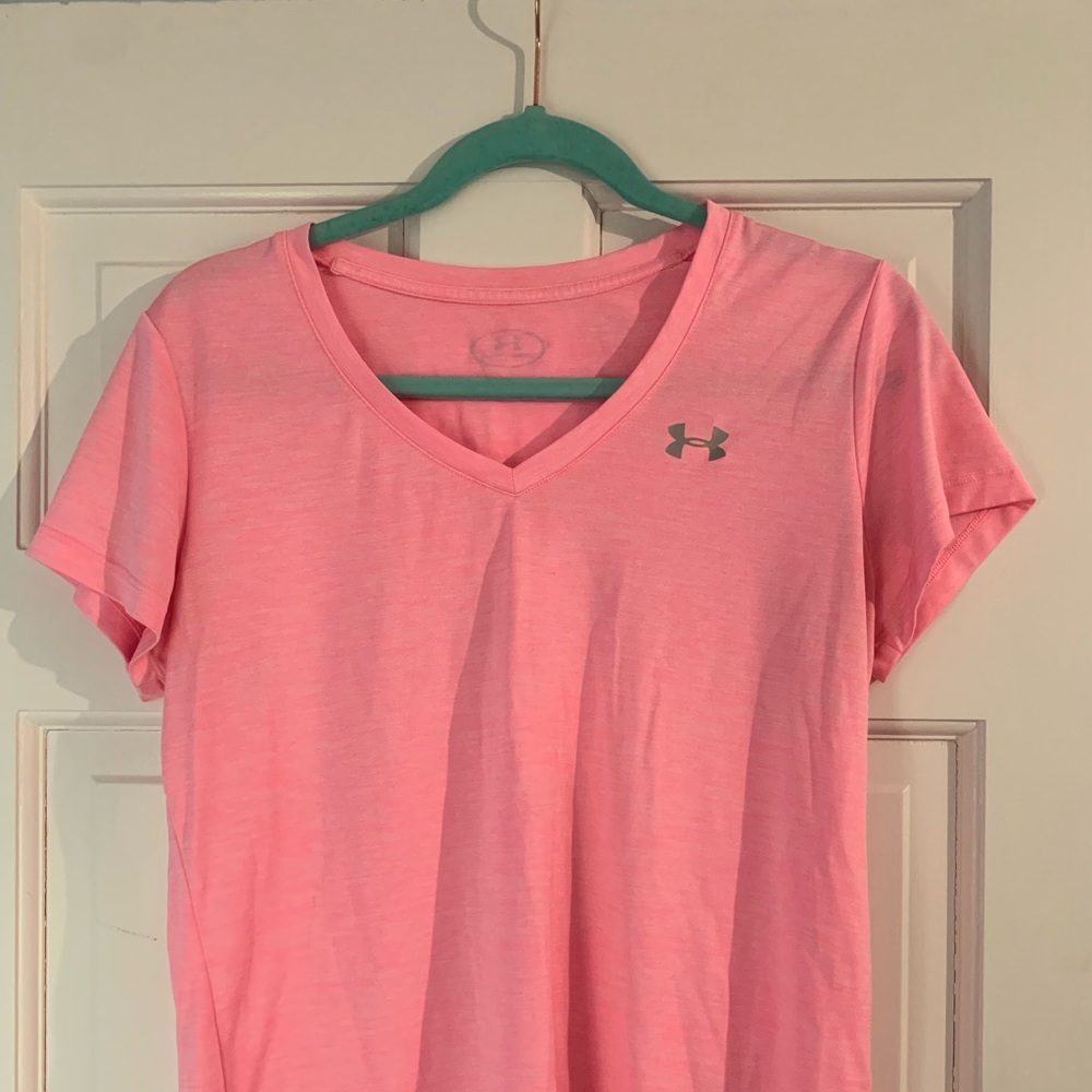 womens under armour v neck tee